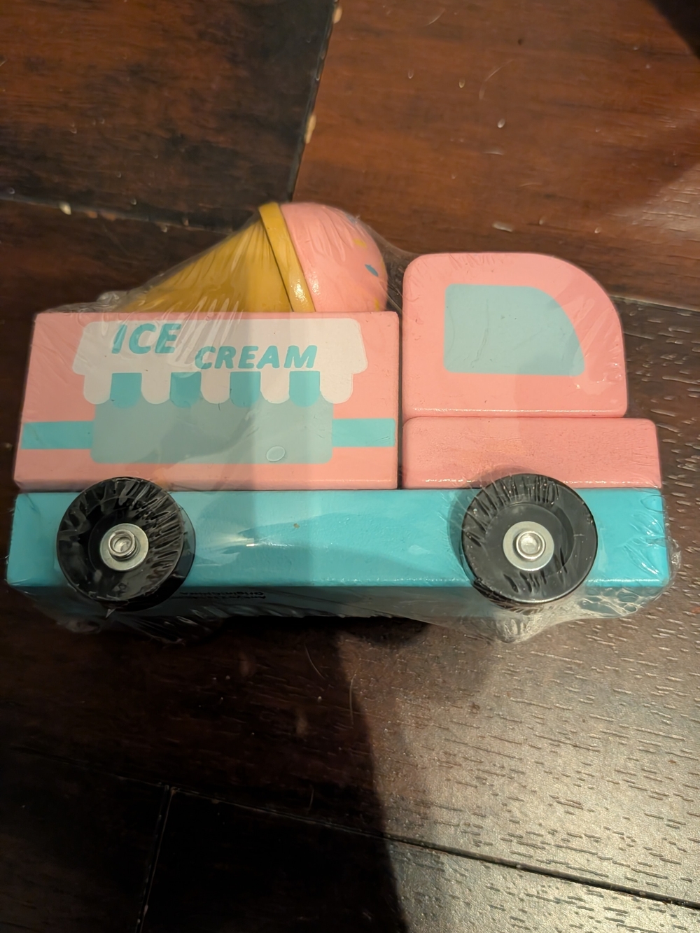 Target Pink & Blue Wooden Ice Cream Truck Toy